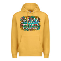 Mustard western mama tried with sunflowers and gemstone Premium Hoodie - texasbilliewilder