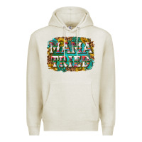 Oatmeal Heather western mama tried with sunflowers and gemstone Premium Hoodie - texasbilliewilder