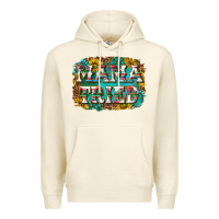 Sandshell western mama tried with sunflowers and gemstone Premium Hoodie - texasbilliewilder