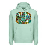 Seafoam western mama tried with sunflowers and gemstone Premium Hoodie - texasbilliewilder