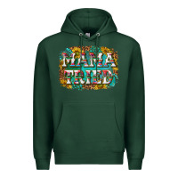 Sports Green western mama tried with sunflowers and gemstone Premium Hoodie - texasbilliewilder