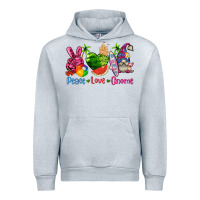 Heather Grey peace love gnome summer Urban Hoodie - texasbilliewilder