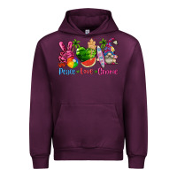 Mauve Wine peace love gnome summer Urban Hoodie - texasbilliewilder