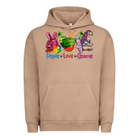 Pigment Burro peace love gnome summer Urban Hoodie - texasbilliewilder