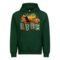 Forest Green wild and free cowgirl horse desert Urban Hoodie - Zillion Design Studio