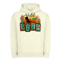 Pigment Pistachio wild and free cowgirl horse desert Urban Hoodie - Zillion Design Studio