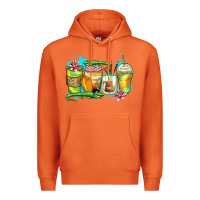 Carrot alligator coffee cups Premium Hoodie - Zillion Design Studio