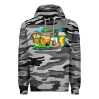 Slate Camo alligator coffee cups Premium Hoodie - Zillion Design Studio