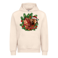 Sandshell merry Christmas brahman bull Urban Hoodie - RanaPortraitStore