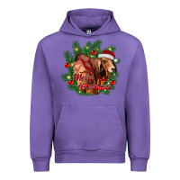 Tulip merry Christmas brahman bull Urban Hoodie - RanaPortraitStore