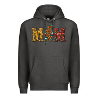 Charcoal Heather western mom Premium Hoodie - texasbilliewilder