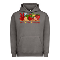 Pigment Tornado peace love strawberry with summer Urban Hoodie - texasbilliewilder