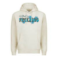 Oatmeal Heather literally freezing winter Premium Hoodie - RanaPortraitStore