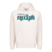 Pale Pink literally freezing winter Premium Hoodie - RanaPortraitStore