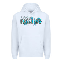 White literally freezing winter Premium Hoodie - RanaPortraitStore