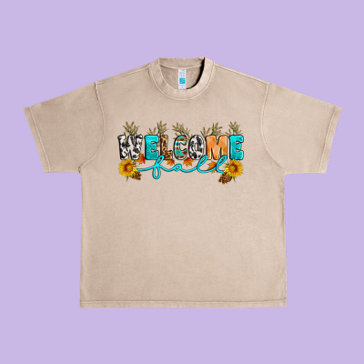 Welcome Fall Urban Heavy Tee Designed By Artiststas