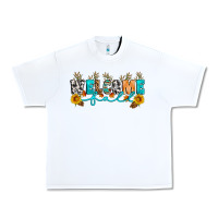 White Welcome fall Urban Heavy Tee - Artiststas