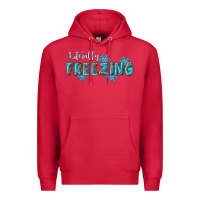 Cardinal literally freezing winter Premium Hoodie - RanaPortraitStore