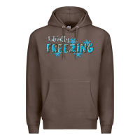 Coffee literally freezing winter Premium Hoodie - RanaPortraitStore