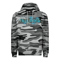Slate Camo literally freezing winter Premium Hoodie - RanaPortraitStore