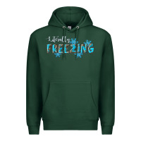 Sports Green literally freezing winter Premium Hoodie - RanaPortraitStore
