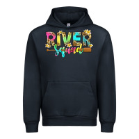 Navy river squad with leopard Urban Hoodie - texasbilliewilder