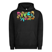 Pigment Black river squad with leopard Urban Hoodie - texasbilliewilder