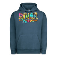 Pigment Midnight Navy river squad with leopard Urban Hoodie - texasbilliewilder