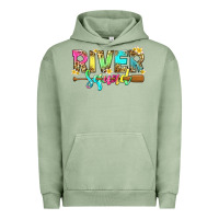 Pigment Oil Green river squad with leopard Urban Hoodie - texasbilliewilder