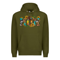 Army Green western mom Premium Hoodie - texasbilliewilder
