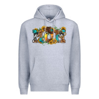 Heather Grey western mom Premium Hoodie - texasbilliewilder