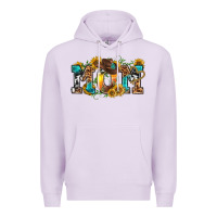Lilac western mom Premium Hoodie - texasbilliewilder