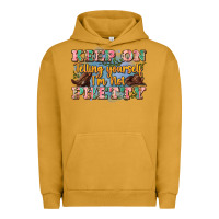 Pigment Peanut Butter keep on telling yourself i'm not pretty Urban Hoodie - Zillion Design Studio
