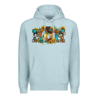 Blue Mist western mom Premium Hoodie - texasbilliewilder