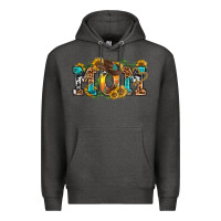 Charcoal Heather western mom Premium Hoodie - texasbilliewilder