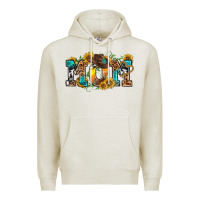 Oatmeal Heather western mom Premium Hoodie - texasbilliewilder
