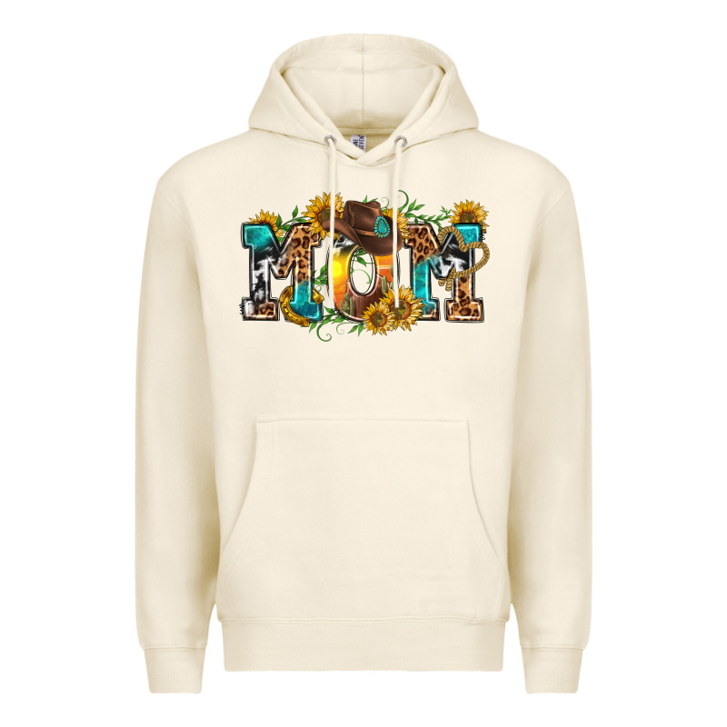 Western Mom Premium Hoodie by texasbilliewilder | Teevron