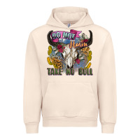 Sandshell do not harm take no bull cow skull Urban Hoodie - Zillion Design Studio