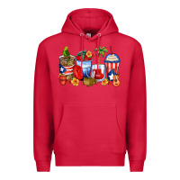 Cardinal puerto rico coffee cups Premium Hoodie - Zillion Design Studio