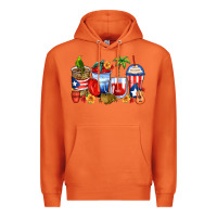 Carrot puerto rico coffee cups Premium Hoodie - Zillion Design Studio