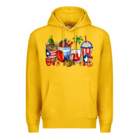 Lemon puerto rico coffee cups Premium Hoodie - Zillion Design Studio