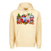 Pina Colada puerto rico coffee cups Premium Hoodie - Zillion Design Studio