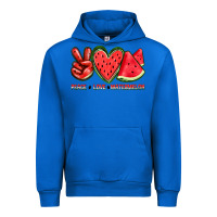 Cobalt peace love watermelon Urban Hoodie - texasbilliewilder
