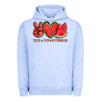 Pigment Grape Ice peace love watermelon Urban Hoodie - texasbilliewilder