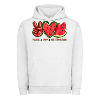 Pigment Lunar Rock peace love watermelon Urban Hoodie - texasbilliewilder