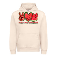 Sandshell peace love watermelon Urban Hoodie - texasbilliewilder