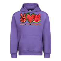 Tulip peace love watermelon Urban Hoodie - texasbilliewilder