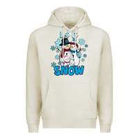Oatmeal Heather let it snow Premium Hoodie - RanaPortraitStore