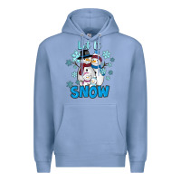 Colony Blue let it snow Premium Hoodie - RanaPortraitStore