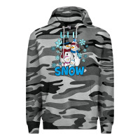 Slate Camo let it snow Premium Hoodie - RanaPortraitStore